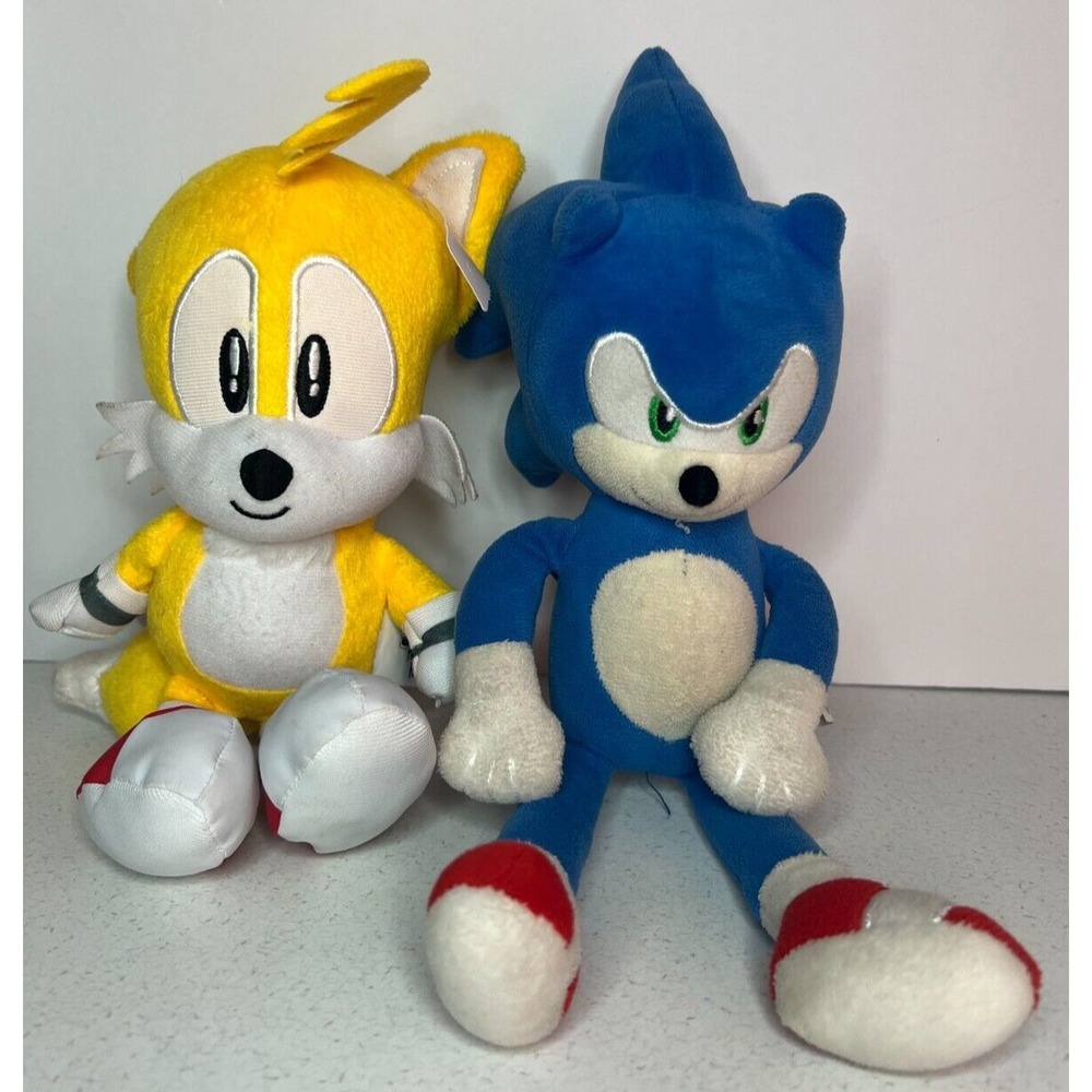 Sega Sonic The Hedgehog Tails Plush Stuffed Animal Toy Set Kids Adult Collector